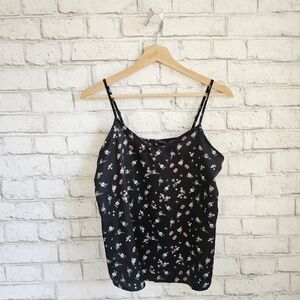 ☆ WILD FABEL Satin Floral Camisole, S